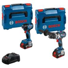 Afbeeldingen van Bosch Accu toolkit Combipack 18V GSR + GDR