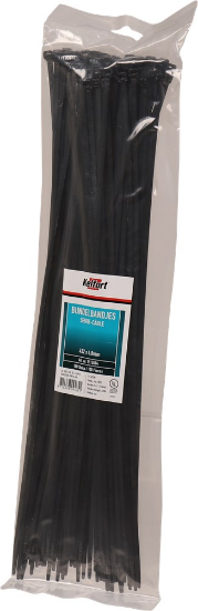 Afbeeldingen van Kelfort bundelbandjes - 4.8x430mm - zwart UV-bestendig