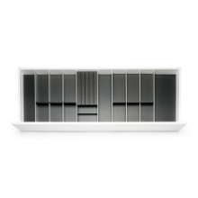 Afbeeldingen van Blum Bestekindeling Legrabox - corpusbreedte 1000mm-1200 diepte 450mm - houtdecor zwart/aluminium OL.SA4512S1BEST