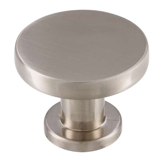 Afbeeldingen van Siro Meubelknop metaal - L 30mm/H 23mm/B 30mm RVS effect 