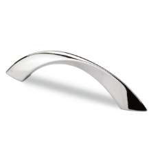 Afbeeldingen van Hettich Greep Coria, boorafstand 128, L 151 mm, B 16 mm, H 34 mm, glans verchroomd