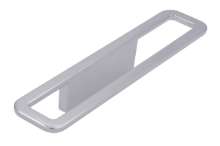 Afbeeldingen van Siro Meubelgreep metaal - boorafstand 64mm/L 166mm/H 27mm/B 36mm chroom glanzend 