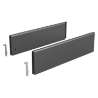 Afbeeldingen van Hettich TopSide ArciTech,  650 mm, (218/ 94, 250/126) antraciet, links en rechts