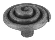 Afbeeldingen van Siro Meubelknop metaal - L 42mm/H 27mm/B 42mm - antiek tin 