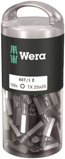 Afbeeldingen van Wera bits 867/1 Z TX  DIY-box (100st)