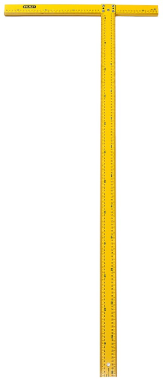 Afbeeldingen van Stanley afschrijfhaak T - 122cm - voor gipsplaten