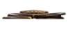 Afbeeldingen van Siro Hangende handgreep metaal - boorafstand 32mm/L 68mm/H 9mm/B 36mm antiek messing 