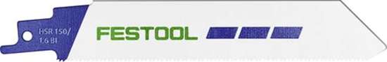 Afbeeldingen van Festool reciprozaagbladen HSR 150/1,6 BI/5 - 16-TPI - voor metaal