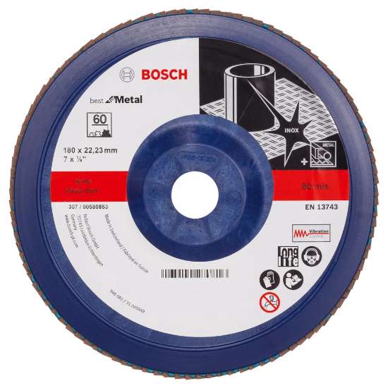 Afbeeldingen van Bosch Lamellenschuurschijf X571, Best for Metal