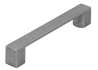 Afbeeldingen van Siro Meubelgreep metaal - boorafstand 128mm/L 162mm/H 27mm/B 20mm antiek ijzer 