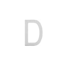 Afbeeldingen van INTERSTEEL Huisletter D 100 mm rvs geborsteld 4026