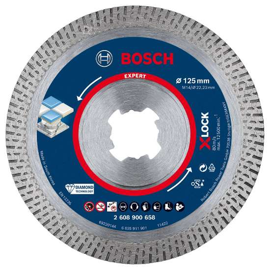 Afbeeldingen van Bosch EXPERT X-LOCK Diamantschijf Hard Ceramic