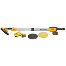 Afbeeldingen van DeWALT 18v xr brushless excentrische langnekschuurmachine 225mm 2x 6.0ah DCE800T2