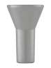 Afbeeldingen van Siro Meubelknop metaal - L 15mm/H 24mm/B 15mm - aluminium 