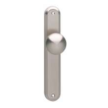 Afbeeldingen van INTERSTEEL Knop op schild blind nikkel mat 2126