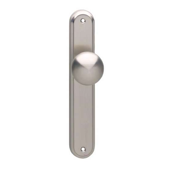Afbeeldingen van INTERSTEEL Knop op schild blind nikkel mat 2126