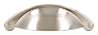 Afbeeldingen van Siro Schelpgreep metaal - boorafstand 64mm/L 104mm/H 25mm/B 32mm - RVS effect 
