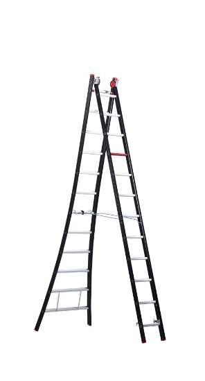 Afbeeldingen van Altrex Reformladder Nevada NZR 2063 - 2x12 sporten 