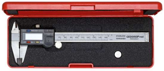 Afbeeldingen van Gedore Red Schuifmaat digitaal W 153 mm, mm/inch