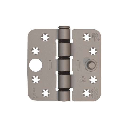 Afbeeldingen van Axa Veiligheids glijlagerscharnier - 3mm 89x89 - Rondhoek