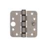 Afbeeldingen van Axa Veiligheids glijlagerscharnier - 3mm 89x89 - Rondhoek