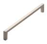 Afbeeldingen van Siro Meubelgreep metaal - boorafstand 192mm/L 200mm/H 28mm/B 8mm RVS effect 