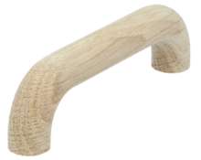 Afbeeldingen van Siro Meubelgreep hout - boorafstand 96mm/L 112mm/H 32mm/B 16mm eiken 