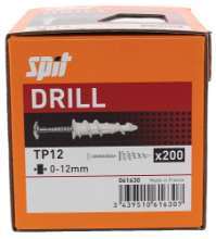 Afbeeldingen van Spit Gipsplaatplug met schroef Lady Driva TP12 