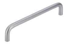 Afbeeldingen van Siro Meubelgreep metaal - boorafstand 128mm/L 136mm/H 27mm/B 8mm chroom mat 