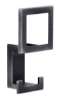Afbeeldingen van Siro Kapstokhaak metaal - boorafstand 24mm/L 101mm/H 43mm/B 52mm antiek ijzer 