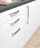 Afbeeldingen van Siro Meubelgreep metaal - boorafstand 160mm/L 210mm/H 33mm/B 10mm chroom glanzend 