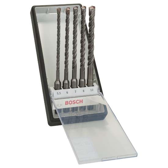 Afbeeldingen van Bosch 5-delige Robust Line hamerborenset SDS-plus-5 SDS-Plus-5