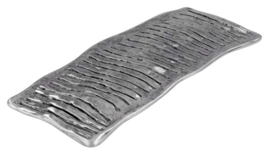 Afbeeldingen van Siro Meubelgreep metaal - boorafstand 32mm/L 130mm/H 23mm/B 58mm antiek zilver 