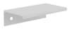 Afbeeldingen van Siro Handgreep metaal - boorafstand 48mm/L 70mm/H 40mm/B 20mm wit 