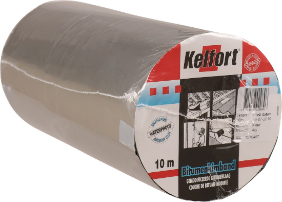 Afbeeldingen van Bitumenkimband aluminiumkleurig