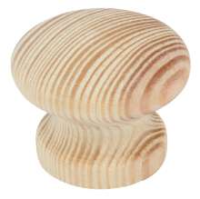 Afbeeldingen van Siro Meubelknop hout - L 35mm/H 27mm/B 35mm grenen 