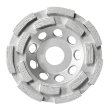 Afbeeldingen van Carat slijpkop Cudy starter - Ø115x22.23mm - dubbele rij segmenten
