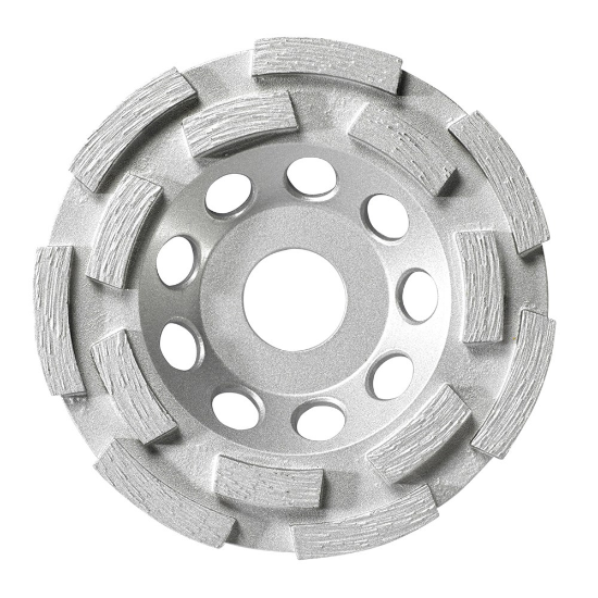 Afbeeldingen van Carat slijpkop Cudy starter - Ø115x22.23mm - dubbele rij segmenten