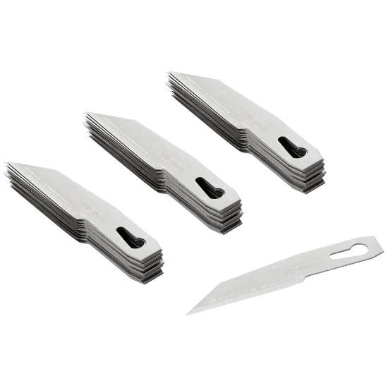 Afbeeldingen van Stanley reserve hobbymessen 5901 - 0.63x60mm - 50 stuks
