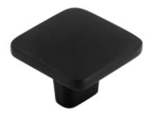 Afbeeldingen van Siro Meubelknop metaal - L 33mm/H 22mm/B 33mm mat zwart 