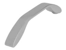 Afbeeldingen van Siro Meubelgreep metaal - boorafstand 128mm/L 145mm/H 30mm/B 15mm chroom glanzend 