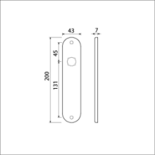Afbeeldingen van Ami Langschild blind F-1 200/1/7