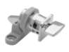 Afbeeldingen van Siro Kastslot metaal - boorafstand 32mm/L 58mm/H 25mm/B 44mm chroom glanzend/grijs 