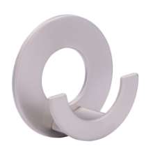 Afbeeldingen van Siro Haak metaal - zelfklevend L 60mm/H 26mm/B 60mm nikkel mat 