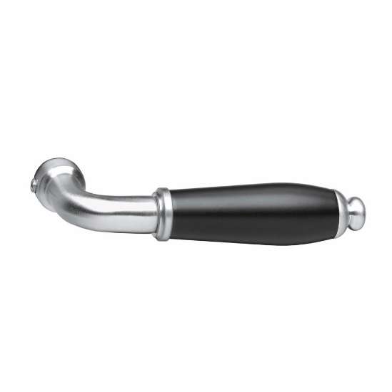 Afbeeldingen van INTERSTEEL Deurkruk Courgette chroom mat/zwart 0206