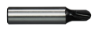 Afbeeldingen van Makita holprofielfrees - Ø6,35x6,35mm - schacht Ø8mm 2 beitels