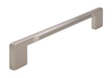 Afbeeldingen van Siro Meubelgreep metaal - boorafstand 160mm/L 180mm/H 28mm/B 12mm RVS effect 