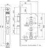 Afbeeldingen van Nemef toilet slot 1264 50 U20 DR