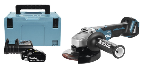 Afbeeldingen van Makita Haakse Slijper/Slijpmachine DGA505RTJ - 18v 125mm 