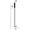 Afbeeldingen van GB Muurplaatanker M20 600x60 dl>120 Blank
